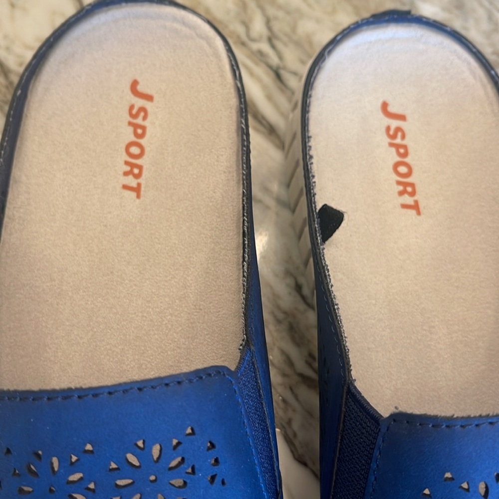 Jsport Women's Navy Mule  Slip-On Shoes - Picture 3 of 7